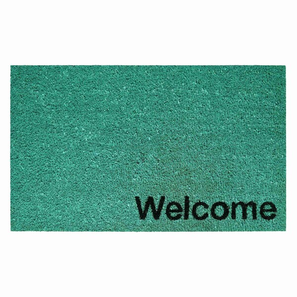 Calloway Mills Entrance Mat, Coir, Sea Green 105792436NP - main